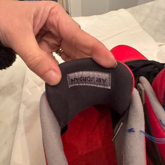 Men 11 Air Jordan 4 Retro Toro Bravo Fire Red White-Black-Cement Grey 308497-603 main image 14